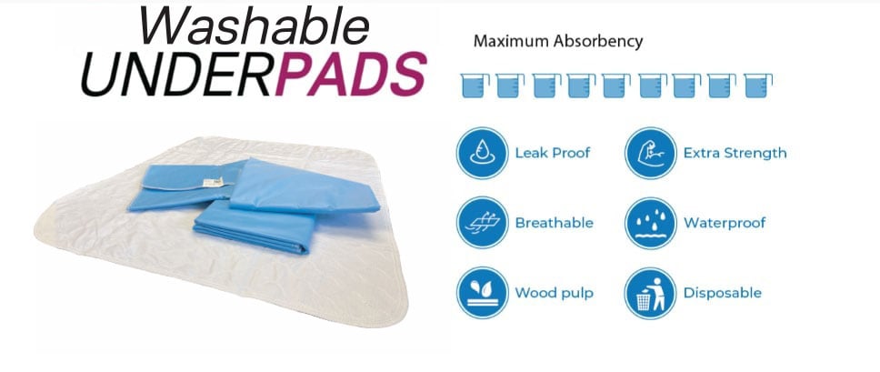 Incontinence Washable Underpads